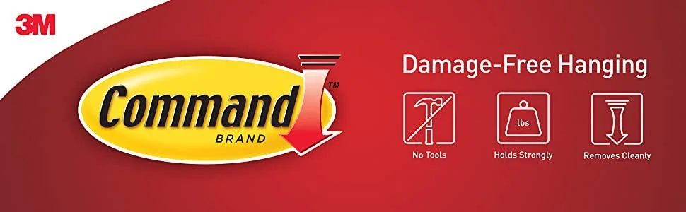 3 m Command Assortiment de bandes de recharge clair 17200CLR 8 Small 4 Medium 4 Large Refill Strips - product information 1