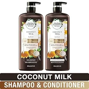 Herbal Essences  Shampoo and Conditioner Kit with Natural Source Ingredients  Color Safe  Bio Renew Coconut Milk  20.2 fl oz  Kit - product information 1