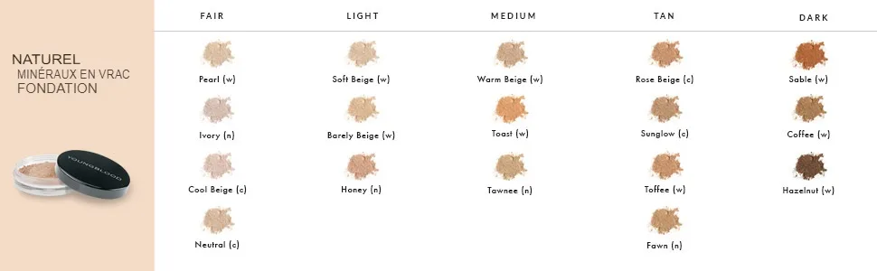 Youngblood Natural Loose Mineral Foundation - Neutral For Women 0.35 oz Foundation - product information 3