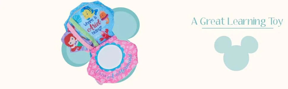 Disney Baby Princess Ariel Soft Book for Babies - Great learning Toy