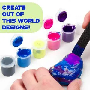 Galaxy Paint Your Own Rock Art by Horizon Group USA  Black - Details 1