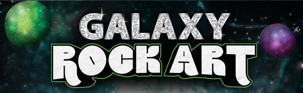 Galaxy Paint Your Own Rock Art by Horizon Group USA  Black - Header Image