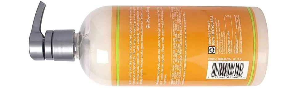 RENPURE Coconut Milk & Vitamin E Body Wash  24 Fl Oz - product information 3