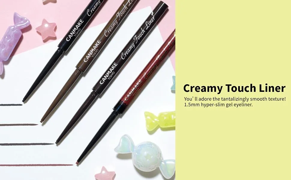 CANMAKE Creamy Touch Liner 02 Medium Brown - Creamy Touch Liner
