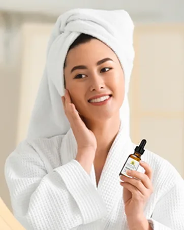 Advanced Vitamin C 20% Serum With Ferulic  Hyaluronic Acid 1 oz - Acne Clearing Face Serum