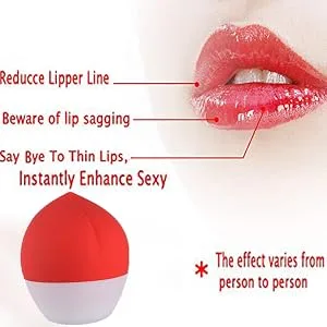 FERNIDA Lip Plumpers Tool Lips Care Enhancer Fuller Thicker Mouth Pumps Fastly Lip Plumping Bigger Device Peach Red - lip plumper