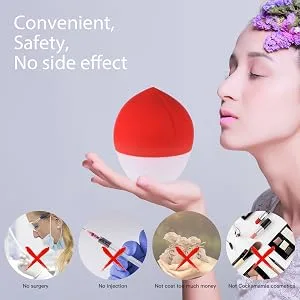 FERNIDA Lip Plumpers Tool Lips Care Enhancer Fuller Thicker Mouth Pumps Fastly Lip Plumping Bigger Device Peach Red - lip plumper tool