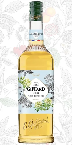 GIFFARD - Sirop de Fleur de Sureau - Recette et Fabrication Fran aises - Floral et D salt rant - 1 Litre - product information 5