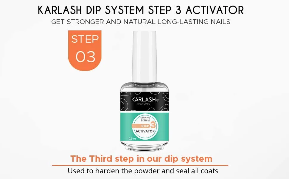 Karlash Gel Base DIP Powder System 0.5 oz (Step 3 Activator) - 235325
