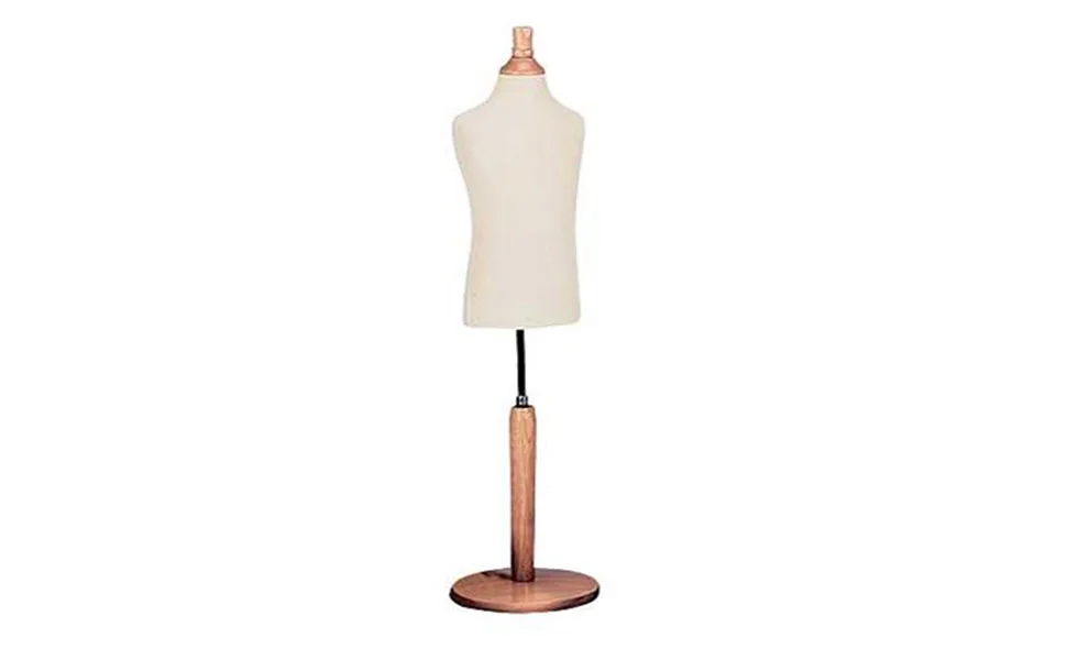 Child Off-White Jersey Clothing Form - Includes Base  Form  and Finial - Child Off-White Jersey Clothing Form