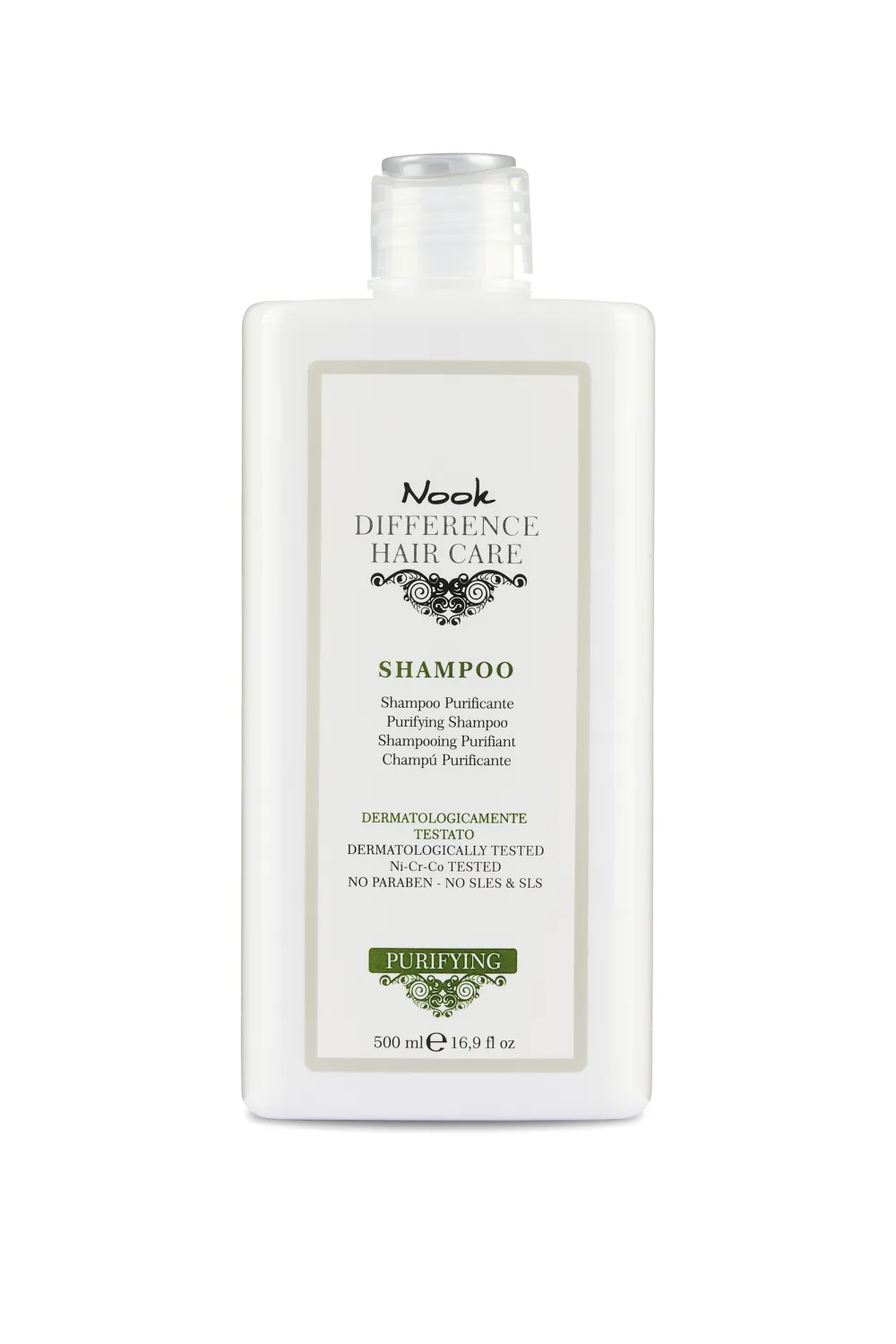 Nook Purifying Shampooing Conditionneur ANTIFORFORA Nickel Chrome Cobalt Tested 500 ml - product information 6