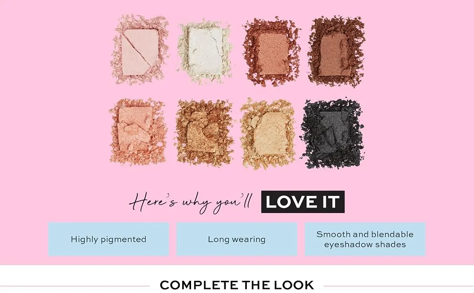 Makeup Revolution Reloaded Palette  Makeup Eyeshadow Palette  Includes 15 Shades  Lasts All Day Long  Vegan & Cruelty Free  Affection  16.5g - Re-loaded Palette Affection