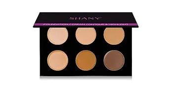 SHANY Foundation/Cream Contour & Highlighting Palette - Layer 1 - Refill for the 6 Layer Mini Masterpiece Collection Makeup Set - product information 3