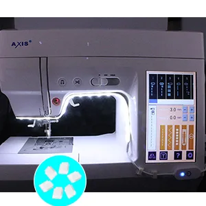 Amazing power Sewing Machine Light  Bright Sewing Strip Light with Touch Dimmer and USB Power Supply Cold White 6500K - sewing machine light