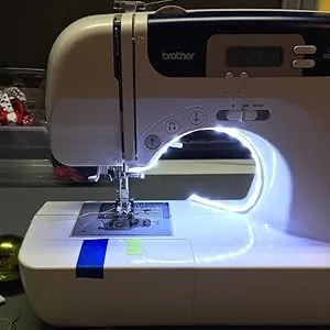 Amazing power Sewing Machine Light  Bright Sewing Strip Light with Touch Dimmer and USB Power Supply Cold White 6500K - sewing machine strip light