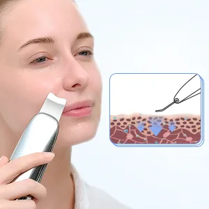 TOUCHBeauty Professional Facial Scrubber Spatula Cordless Blackheads Remover Comedones Extractor Rechargeable Skin Scraper Device -Won Red Dot Winner 2021 - Nutrition Leading-in Function