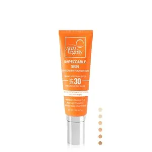 Suntegrity Impeccable Skin - Tinted Sunscreen  Broad Spectrum SPF 30 (Sand) - 2 oz - Suntegrity Impeccable Skin Broad Spectrum SPF Protection (6 shades)