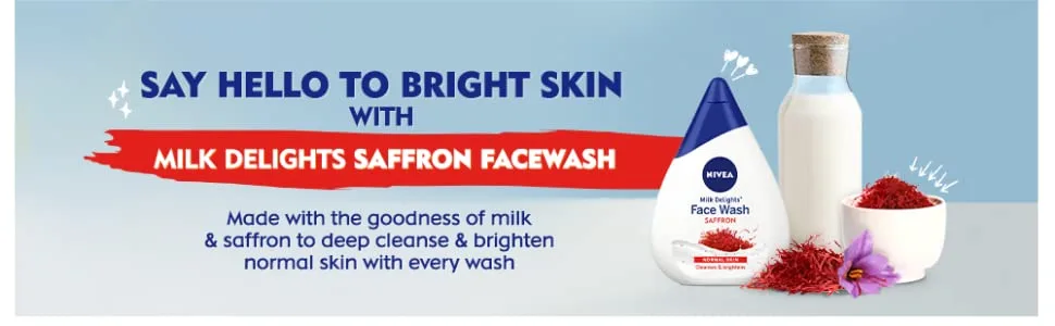 NIVEA Face Wash  Milk Delights Precious Saffron(Normal Skin)  100ml - product information 2