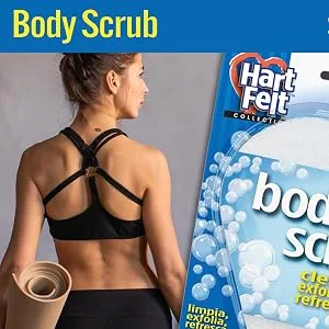 HartFelt Skin Care Bundle  Includes 2 Facial Scrub Sponges and 2 Body Scrub Sponges  4 Items - Body Scrub