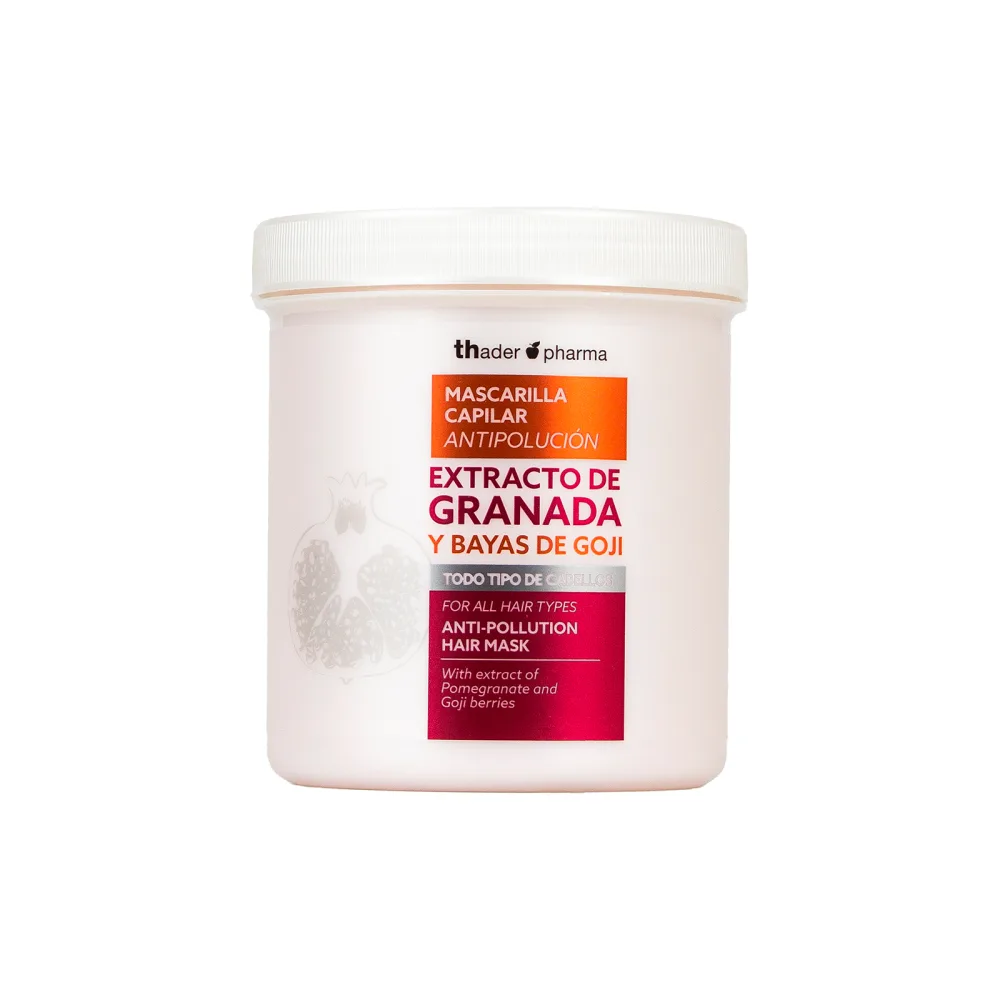 Thader Pharma Shampooing l'Extrait de Grenade et Baies de Goji id al pour tous les types de cheveux 1000 ml - product information 4