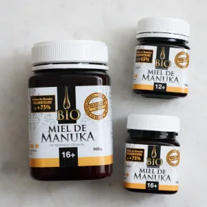 Dr Theiss - Miel de Manuka Sauvage 16+ - Qualit Sup rieure Nectar Pur - Miel 100% Naturel Taux de Pollen de Manuka 96% - product information 3