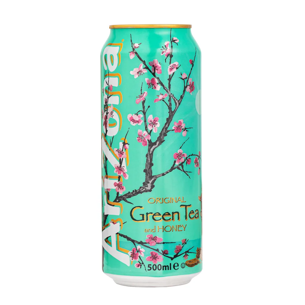 AriZona - Th Vert Go t Grenade - Boisson 100% Plaisir - Emballage Design - Canette 330 ml - Pack de 12 Grenade 330 ml (Lot de 12) - product information 2