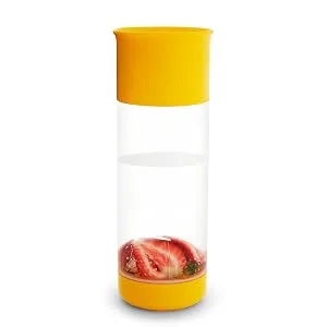Munchkin  Miracle  360 Fruit Infuser Water Bottle  20 Ounce  Yellow - munchkin water bottle fruit infuser