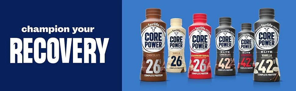 Core Power Elite High Protein Shake 42g High Protein Milk Shake Ready To Drink for Workout Recovery - Vanilla - 14oz - Pack of 12 - image