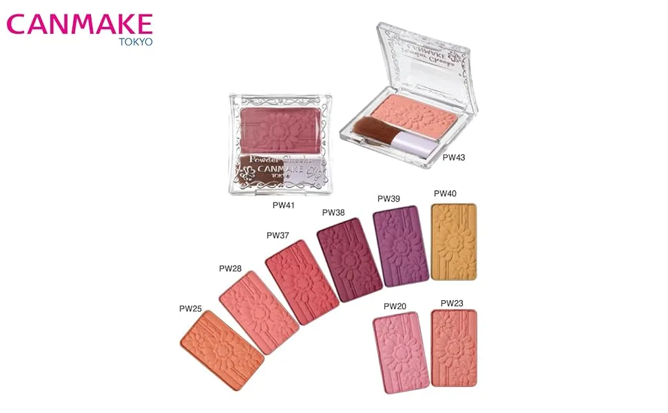 CANMAKE Powder Cheeks PW41antique rose - Powder Cheeks