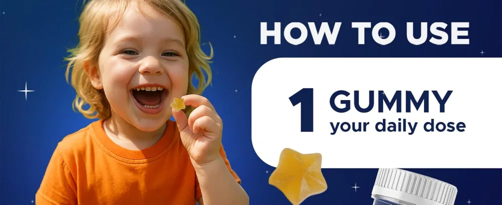 Vitamatic Sugar-Free Kids 1mg Melatonin Gummies - Pineapple & passionfruit Flavored - 90 Gummies - product information 6