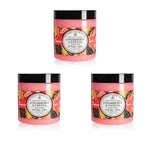 Tropical Fruits Gentle Exfoliating Sugar Body Scrub - Strawberry and Papaya - 310g - product information 7