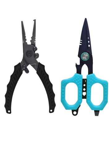 Eupheng Pro Multifunction Fishing Scissors for Braided Line Mono Fluorocarbon wire lines - 6.5in Blue Scissors - product information 9