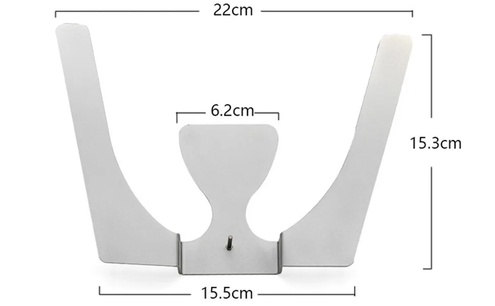 Tazrigo Dental Occlusal Maxillary Casting Jaw Fox Plane Plate 3D Stainless Steel Autoclavable Complete Denture - Dental Occlusal Maxillary Casting Jaw Fox Plane Plate