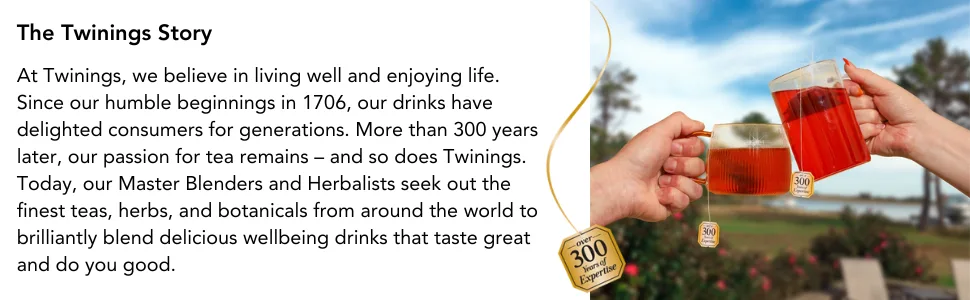 Twinings Lemon & Ginger Herbal Tea Individually Wrapped Bags - Naturally Caffeine-Free - 100 Teabags - twinings tea