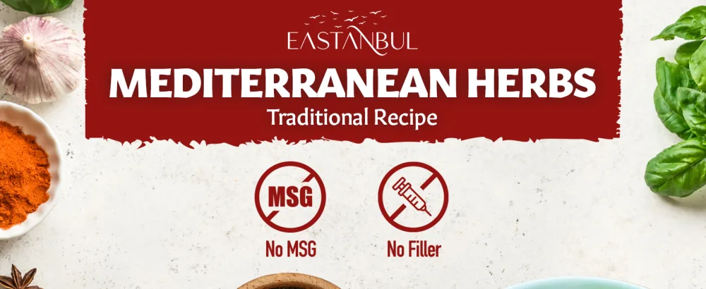 Eastanbul Mediterranean Seasoning - Mediterranean Spice Blend Herb & Salt - 5.29oz - mediterranean seasoning
