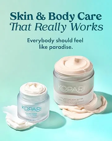 Kopari Organic Tropical Coconut Melt Multi Purpose Moisturizer 100% Unrefined Coconut Oil  Clean & All Natural - 5 oz - kopari