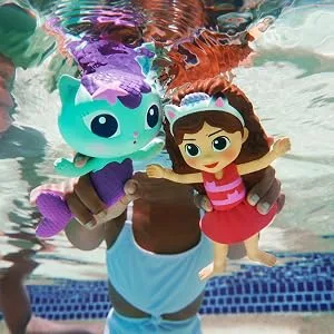 Swimways Gabby’s Dollhouse Floatin Figures Mercat Pool or Bath Toy - Swimways baby float pfd