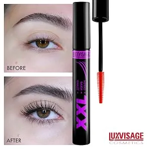 Luxvisage Mascara XXL Super Volume - False Lashes Effect Super Volume   False Lashes Effect - Black Mascara Luxvisage Silicone Brush