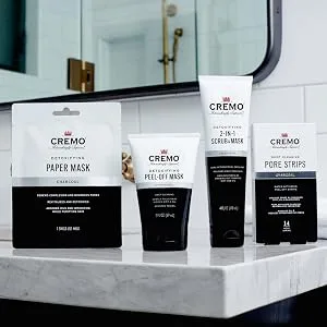 Cremo Detoxifying 2-in-1 Scrub & Mask  Activated Charcoal  4 oz - face