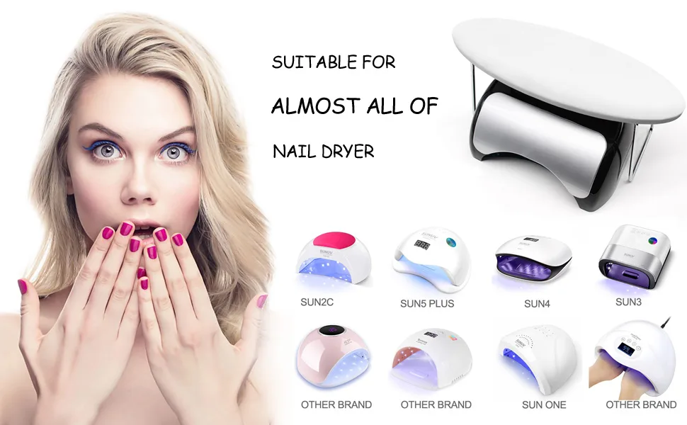 Nail Arm Rest  Microfiber Leather Manicure Hand Rest Professional Nail Arm Rest Cushion Stand for Nail Technician Use (White) - nail arm rest