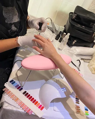 Nail Arm Rest  Microfiber Leather Manicure Hand Rest Professional Nail Arm Rest Cushion Stand for Nail Technician Use (White) - Nail Arm Rest Hand Pillow