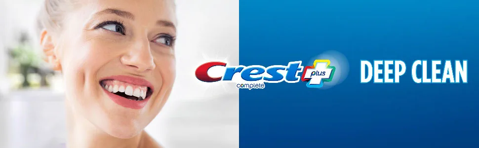 Crest Plus Deep Clean Complete Whitening Toothpaste  Effervescent Mint  5.4 Ounce - Crest Complete plus Deep Clean