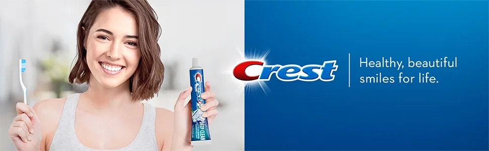 Crest Plus Deep Clean Complete Whitening Toothpaste  Effervescent Mint  5.4 Ounce - Crest - Healthy, beautiful smiles for life.