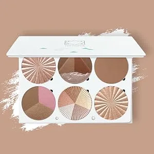 Ofra On the glow highlighting and bronzing palette by ofra for women - 1 pc palette - Ofra palette