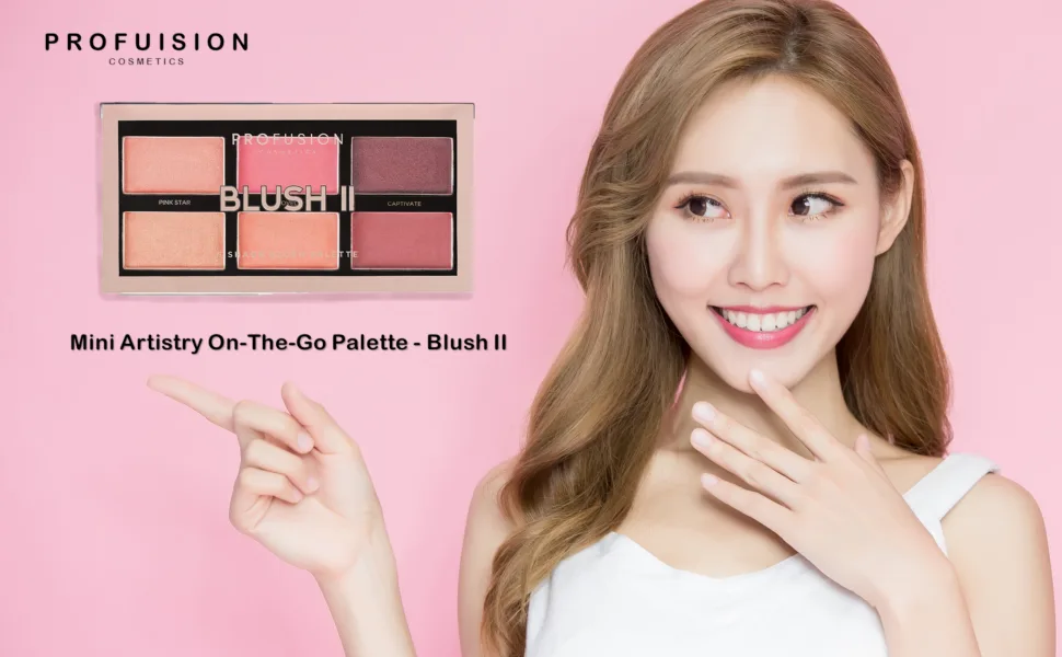 Profusion Cosmetics Mini Artistry On-The-Go Palette - Blush II - product information 1