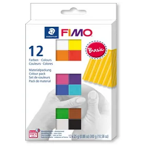STAEDTLER FIMO Soft Polymer Clay - Oven Bake Clay for Jewelry  Sculpting  Crafting  12 Assorted Colors  8023 C12-1 Multicolor - product information 2