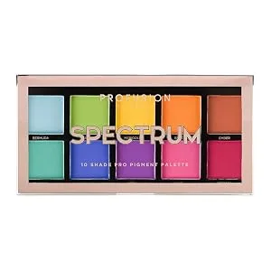 Profusion Cosmetics Lightweight  Smooth  Ultra-Blendable with High & Rich Color - Mini Artistry 10 Shade Eyeshadow Palette  Spectrum - product information 2