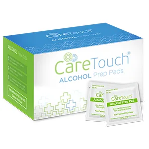 Care Touch Sterile Alcohol Prep Pads  Medium 2-Ply - 400 Alcohol Wipes (CTAP400-VC) - Alcohol Pads Individually Wrapped - alcohol swabs, alcohol pads