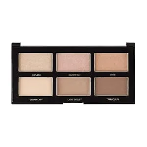 Profusion Cosmetics Mini Artistry Highlight & Contour I Palette Makeup Kit  Long Lasting and Soft Powder Formula - Light Medium - product information 3