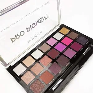 Profusion Cosmetics 21 Shade Eyeshadow Palette Collection & Brush  Pro Pigments - product information 4